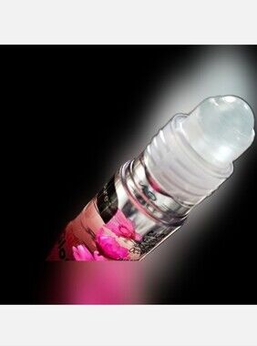 NWT B•PURE ROLL-ON REAL FLOWERS FLORAL CLEAR LIP GLOSS!